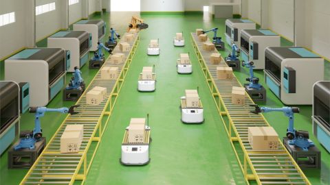 AUTOMATED GUIDED VEHICLES (AGV) - @Vanit่-jan  by Adobe Stock